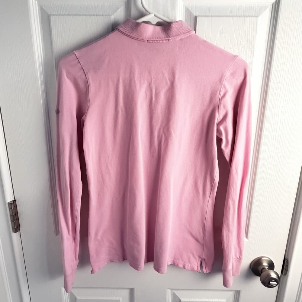 Ralph Lauren Polo Golf Tailored Fit Long Sleeve Women XS Pink Preppy Academia - Picture 5 of 5